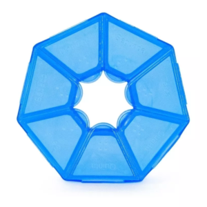 Porta Comprimidos Básico Azul Translúcido | INCOTERM PC 0028.01